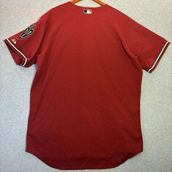 Arizona Diamondbacks MLB Majestic Authentic Jersey Men’s XXL (52) Red D-Backs - Picture 6 of 7